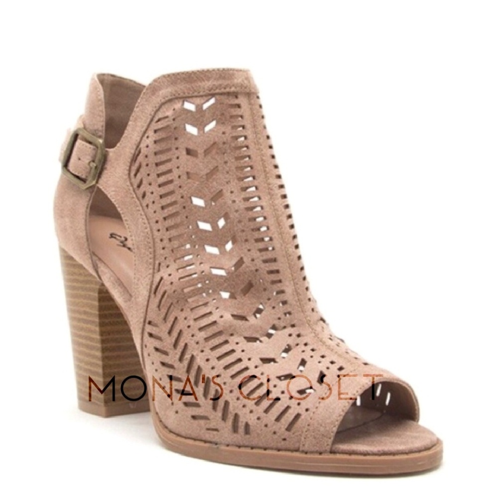 *Host Pick* Taupe Peep Toe Booties (Last one!) - Picture 3 of 3